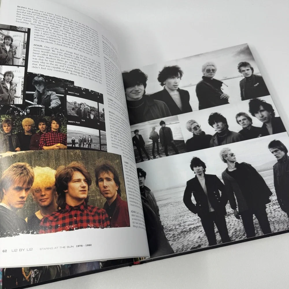 U2 by U2 Hardcover Book Bono The Edge Adam Clayton Larry Mullen Jr HarperCollins